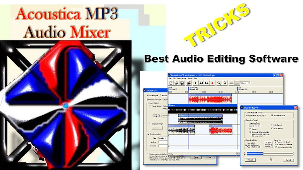 Acoustica MP3 Audio Mixer Crack v2.471 Best Free MP3 Audio Mixing Software Acoustica MP3 Audio Mixer Full Version