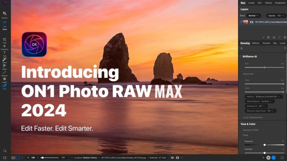 ON1 Photo RAW MAX 2024 For Mac v18.1.0.14835 Best Raw Photo Editing Software Download ON1 Photo RAW MAX 2024 Full Version