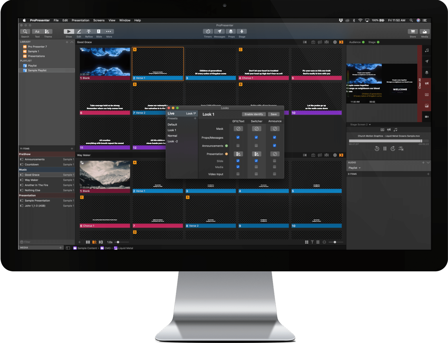ProPresenter For Mac v18.3 Renewed Vision Video Production and Presentation Software ProPresenter For Mac Free Download
