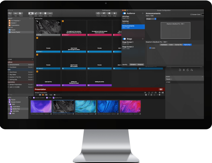 ProPresenter For Mac v18.3 Renewed Vision Video Production and Presentation Software ProPresenter For Mac full version download