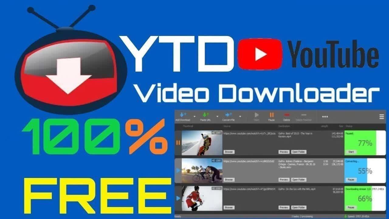 YTD YouTube Downloader Pro Crack v7.23.0 Best Youtube Playlist Video Downloader Software YTD Youtube Downloader full version for windows