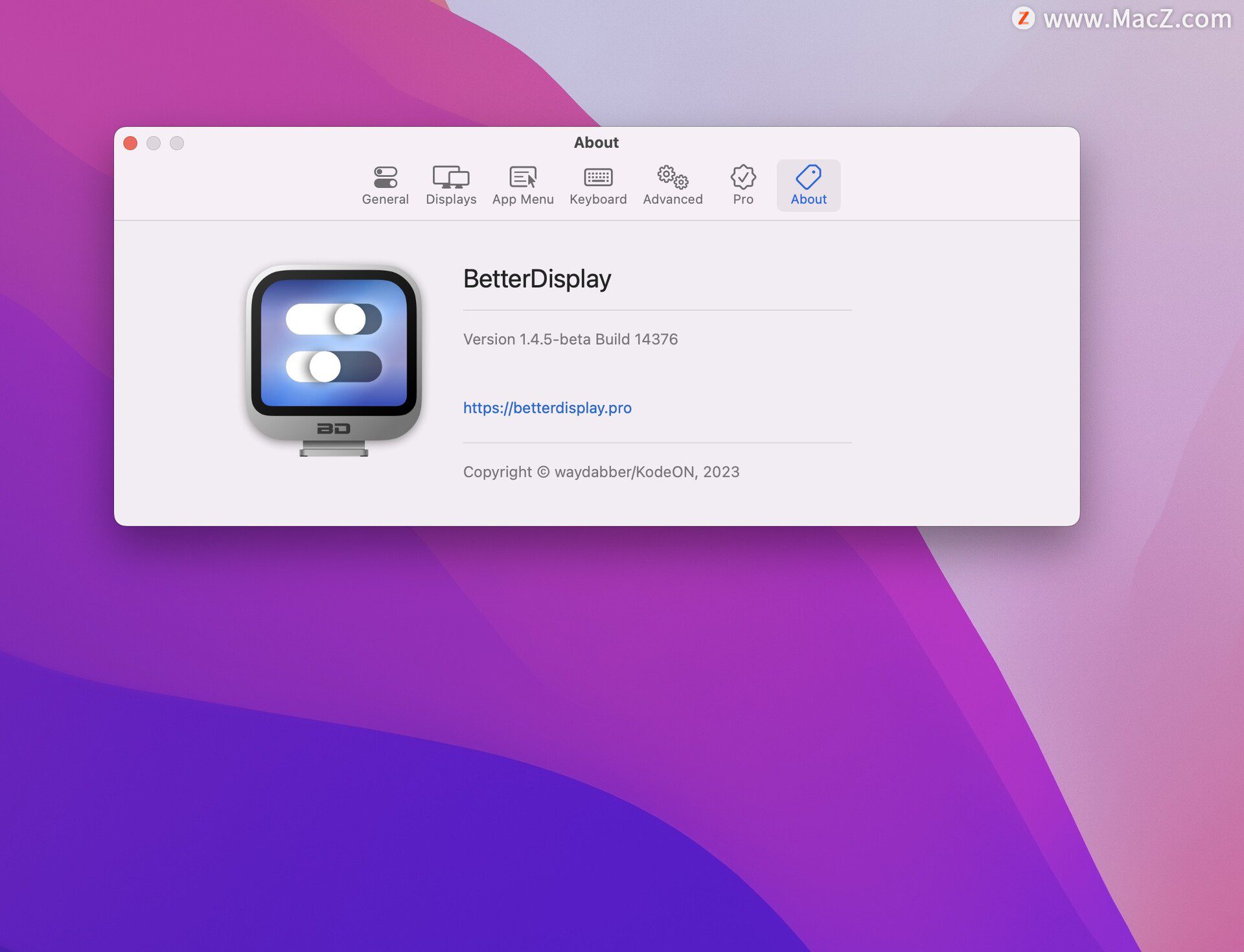 BetterDisplay Pro free download