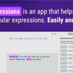 Expressions For Mac v3.1.6 Best App That Can allows to play with regular expressions Expressions Mac Full Version