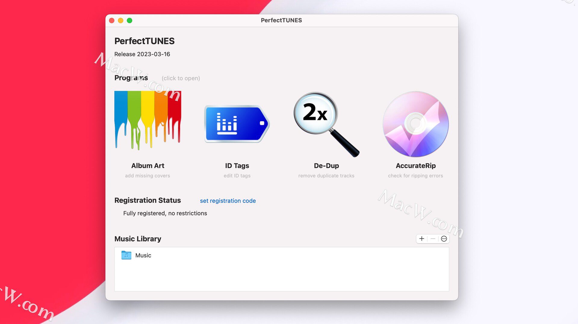 Illustrate PerfectTUNES