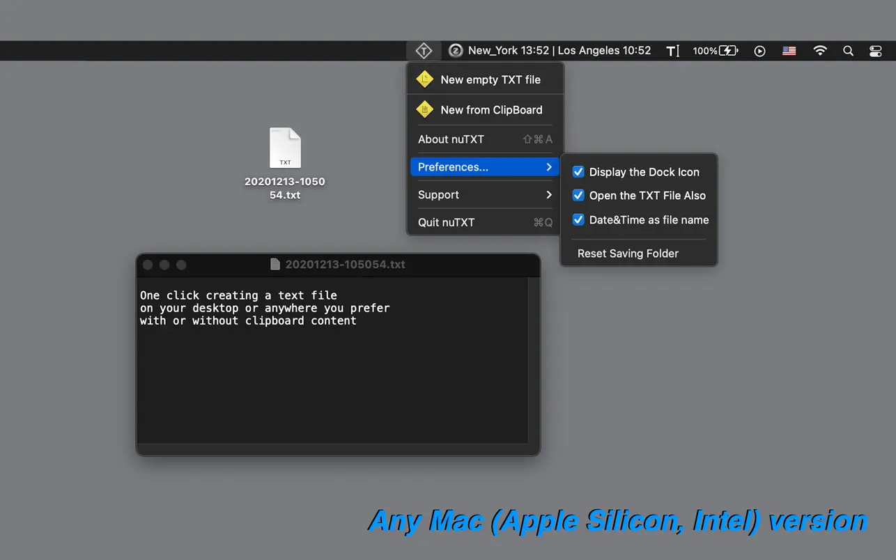 nuTXT For Mac v3.30 Best Txt File Creater App For MacOS X nuTXT For Mac full version