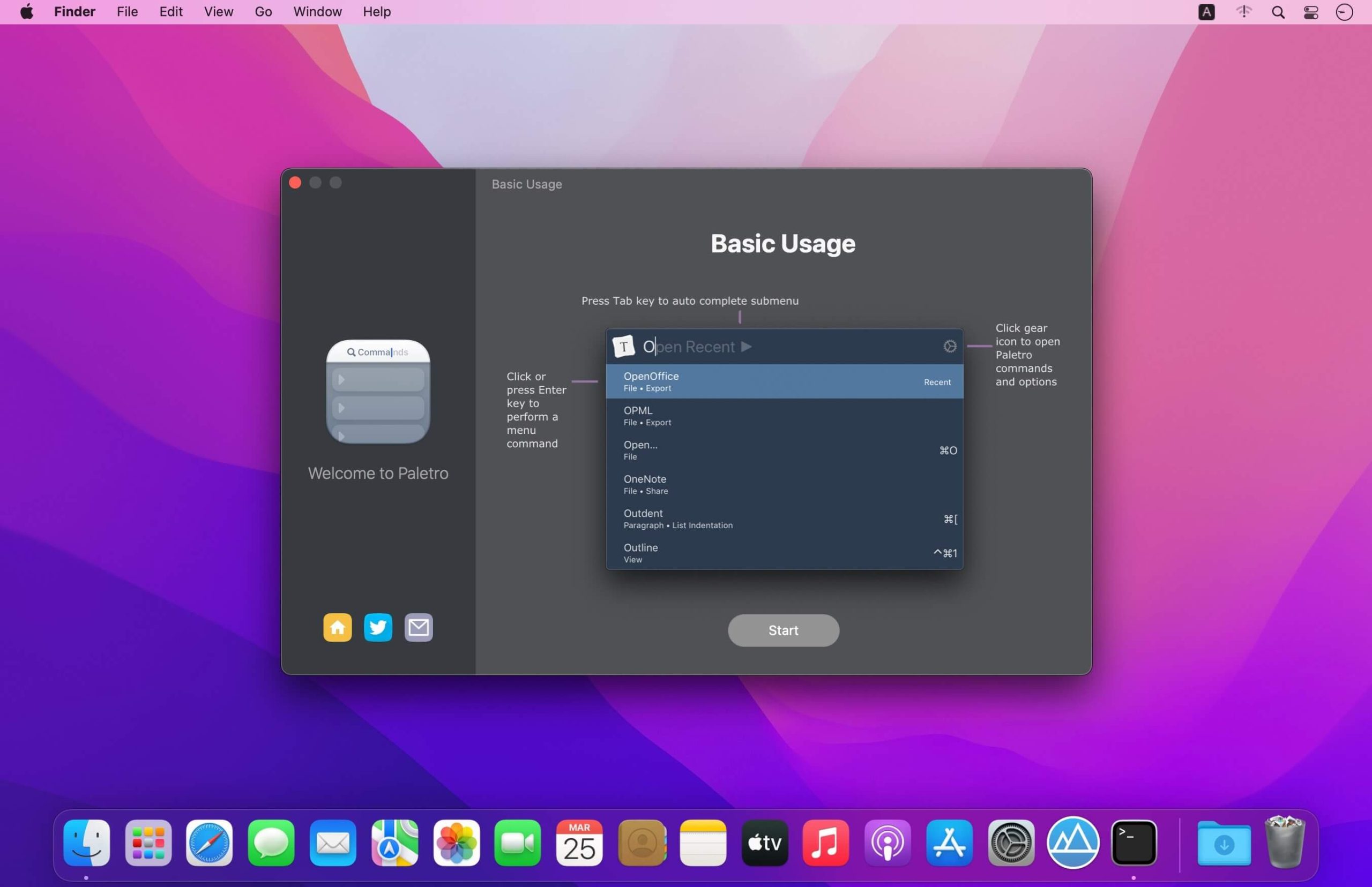 Paletro App For Mac v1.11.0 Best Command Palette in any applications on macOS Paletro free download