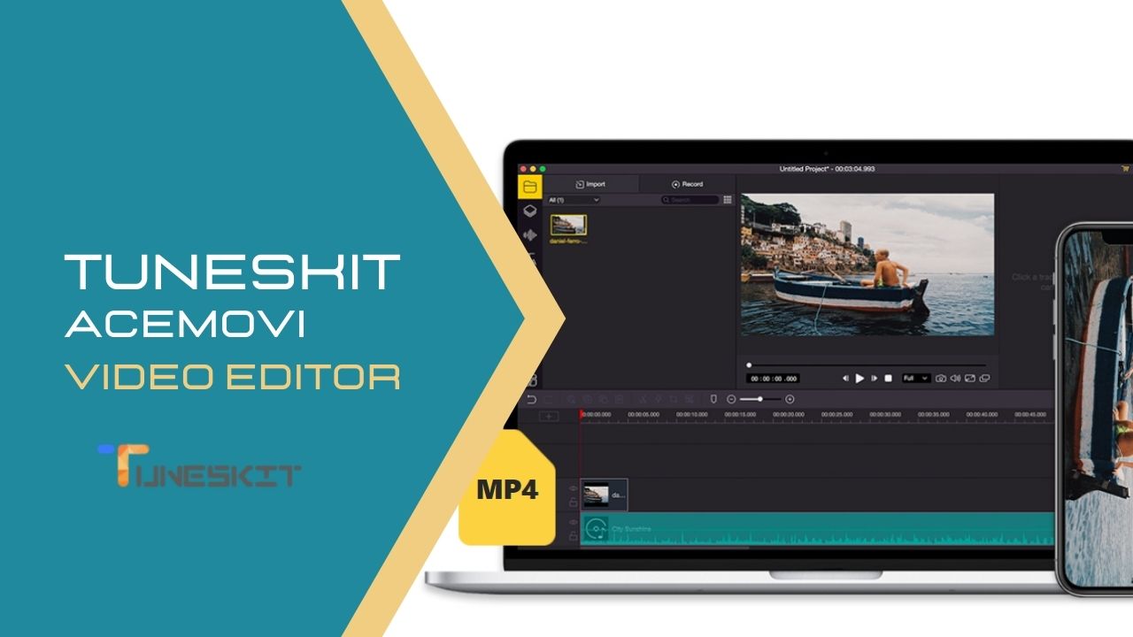 TunesKit AceMovi Video Editor For Mac 2022 Full Version Free Download