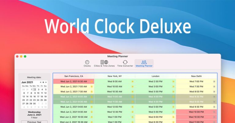 World Clock Deluxe For Mac v4.19.4 Best World Time Clock And Meeting Planner Download World Clock Deluxe App For Mac