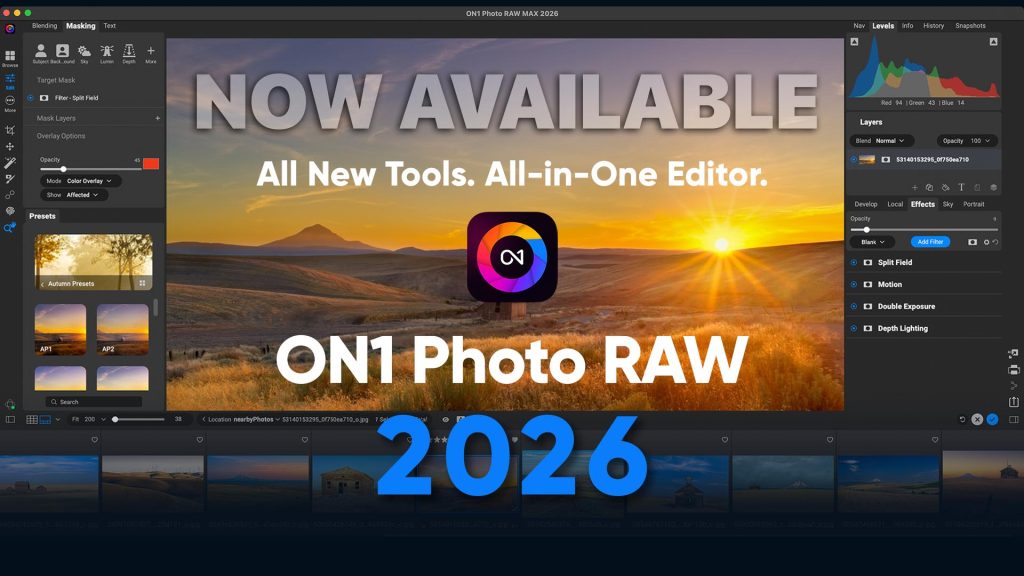 ON1 Photo RAW MAX 2026.1 Mac v20.1.0.17740 Best Photo Editor Software for mac OS Download ON1 Photo RAW MAX 2026 Mac Full Version
